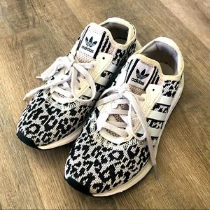 Adidas leopard print sneakers. Size 6